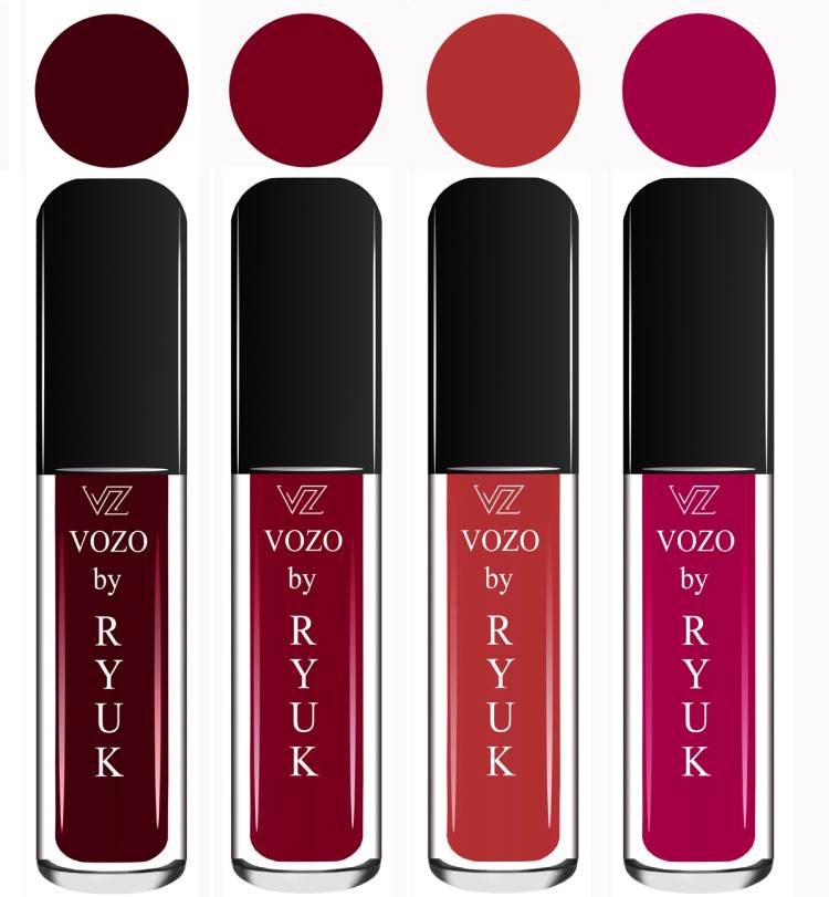 VOZO BY RYUK Liquid Matte Lipstick Soft Smooth Glide on Lips No Paraben VZ210202308 Price in India