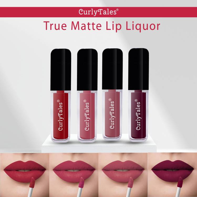 CurlyTales Ceaseless Shades of Fluid Matte Lipstick Advanced With Vitamin-E #CTL0504 Price in India