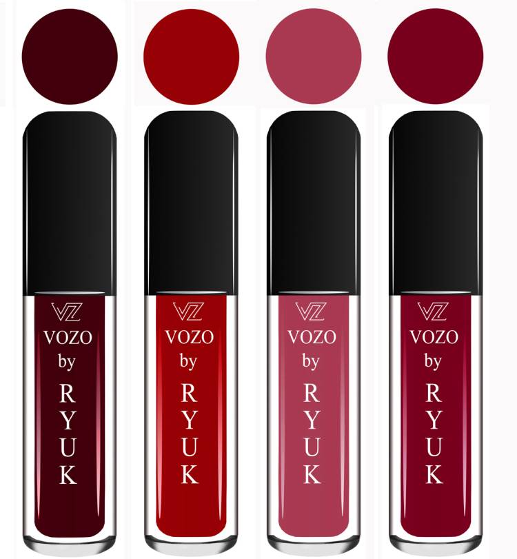 VOZO BY RYUK Liquid Matte Lipstick Soft Smooth Glide on Lips No Paraben VZ292023074 Price in India