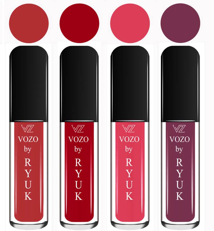 VOZO BY RYUK Liquid Matte Lipstick Soft Smooth Glide on Lips No Paraben VZ211202338 Price in India