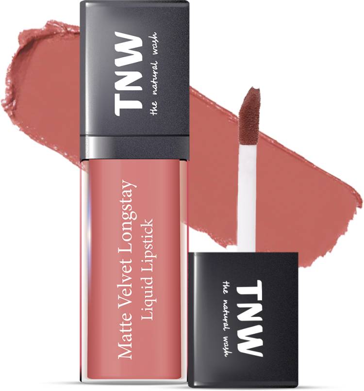 TNW-The Natural Wash Matte Velvet Longstay Liquid Lipstick | Magical Mauve | Mauvey Pink Price in India