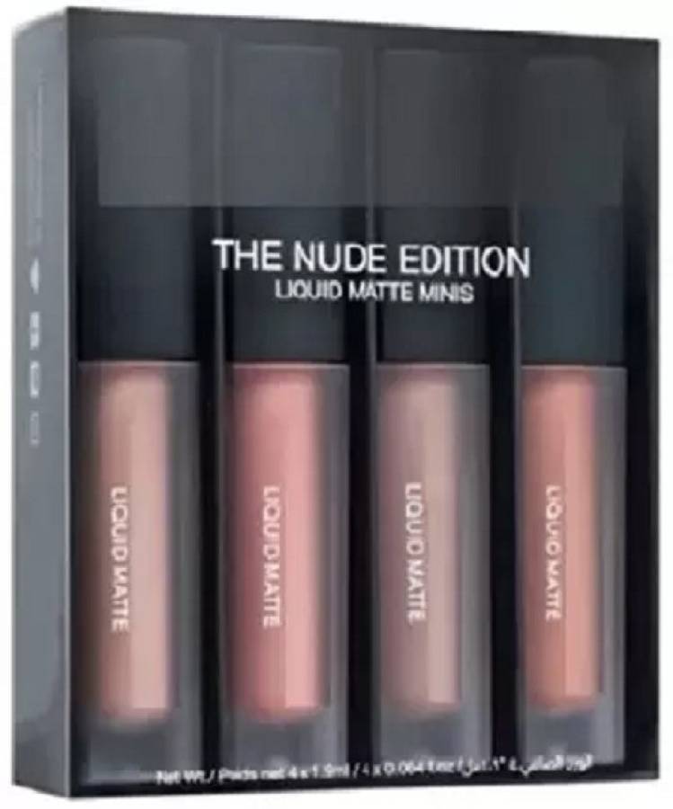 APPARA The Nude Edition Long Lasting Sensational Liquid Matte Mini Lipstick (4 shades) Price in India
