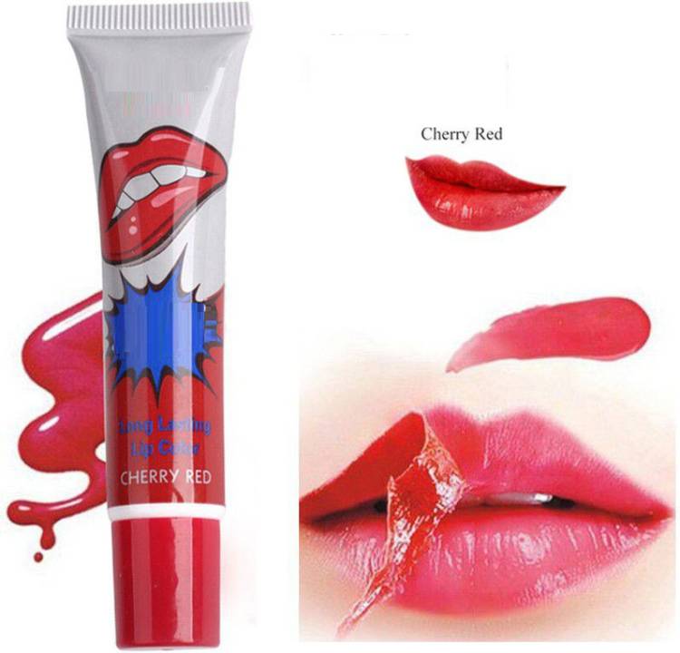 GABBU Peel Off Mask Tint Long Lasting Waterproof Peel off Lip Stain CHERRY RED Price in India