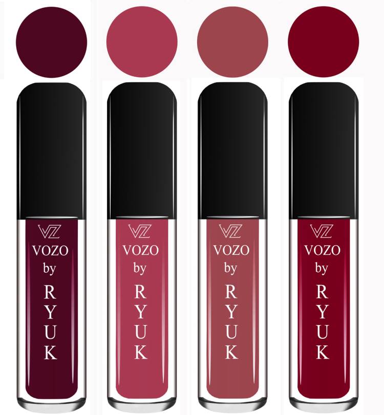 VOZO BY RYUK Liquid Matte Lipstick Soft Smooth Glide on Lips No Paraben VZ29202335 Price in India