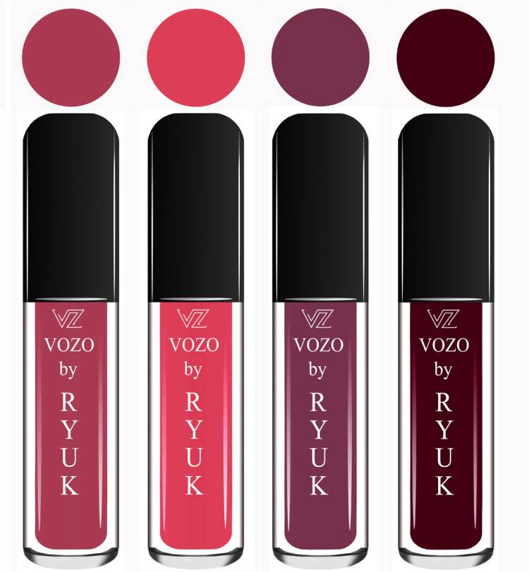 VOZO BY RYUK Liquid Matte Lipstick Soft Smooth Glide on Lips No Paraben VZ2102023065 Price in India