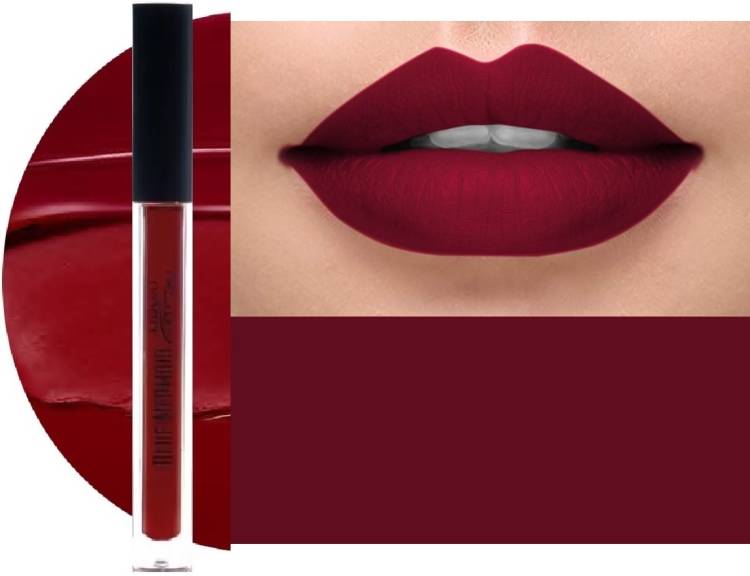 BLUEMERMAID NEW BEST MATTE BEST LIQUID MAROON LIPSTICK LONG LASTING Price in India