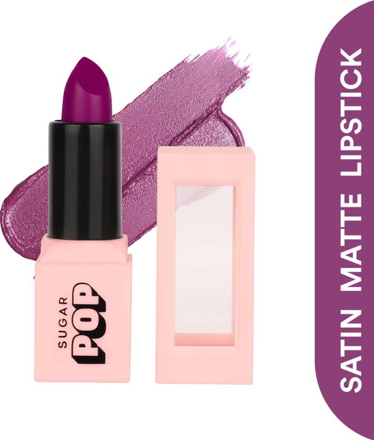 SUGAR POP Satin Matte Lipstick - 04 Orchid Price in India