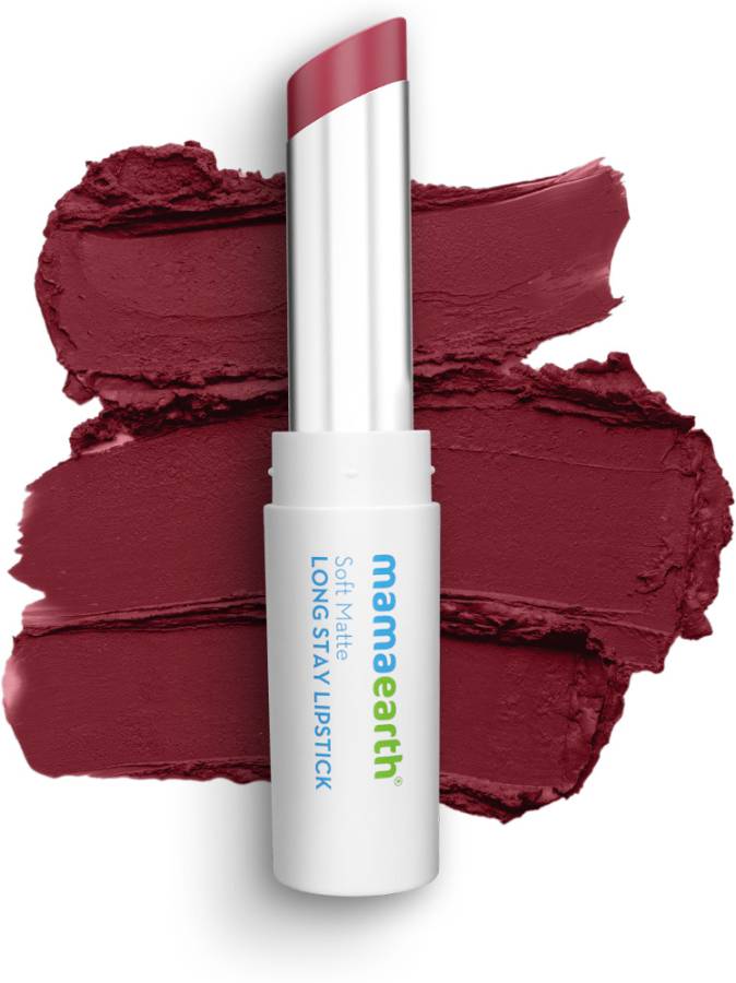 MamaEarth Soft Matte Long Stay Lipstick with Jojoba Oil & Vitamin E for 12 Hour Long Stay Price in India