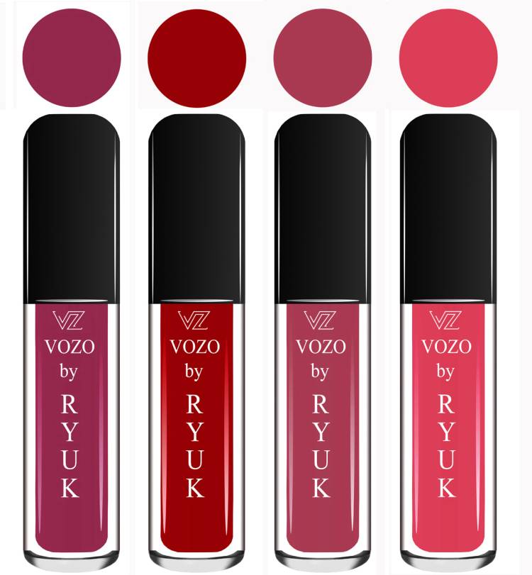 VOZO BY RYUK Liquid Matte Lipstick Soft Smooth Glide on Lips No Paraben VZ210202335 Price in India