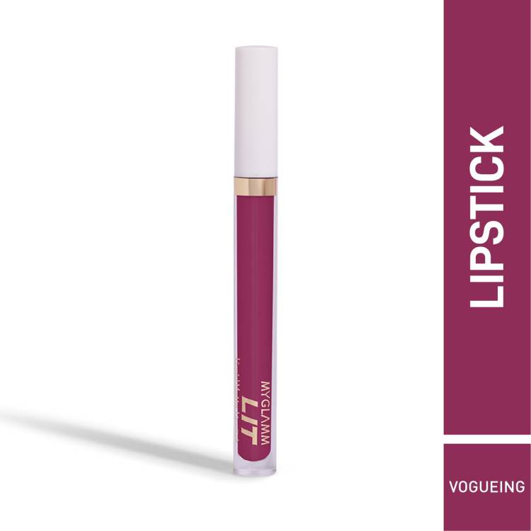 MyGlamm LIT Liquid Matte Lipstick-Vogueing-3ml Price in India