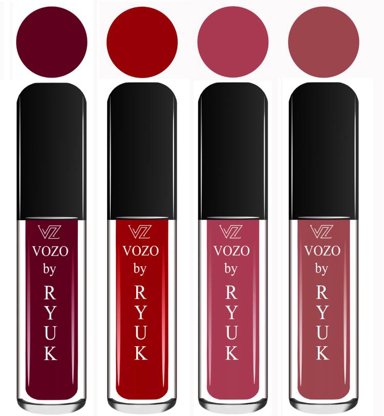 VOZO BY RYUK Liquid Matte Lipstick Soft Smooth Glide on Lips No Paraben VZ292023006 Price in India