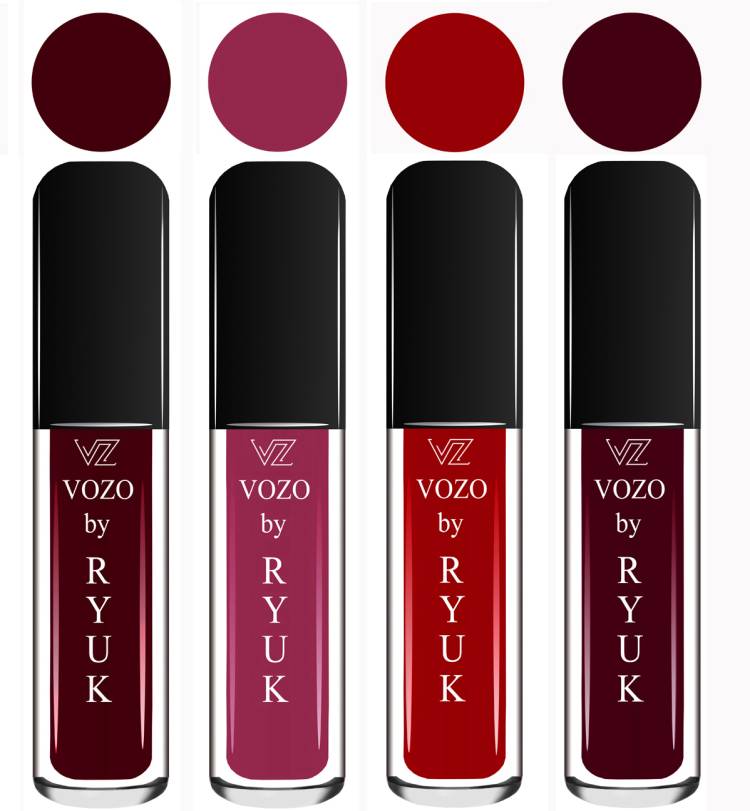 VOZO BY RYUK Liquid Matte Lipstick Soft Smooth Glide on Lips No Paraben VZ292023071 Price in India