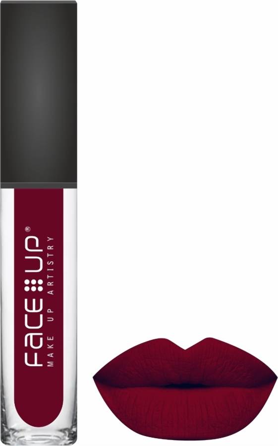 FACE UP KISS PROOF LONG WEAR MATTE LIQUID LIPSTICK 6ml Price in India