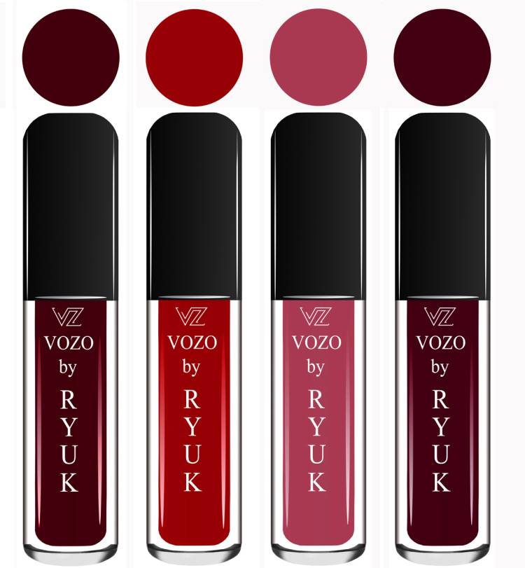 VOZO BY RYUK Liquid Matte Lipstick Soft Smooth Glide on Lips No Paraben VZ292023081 Price in India