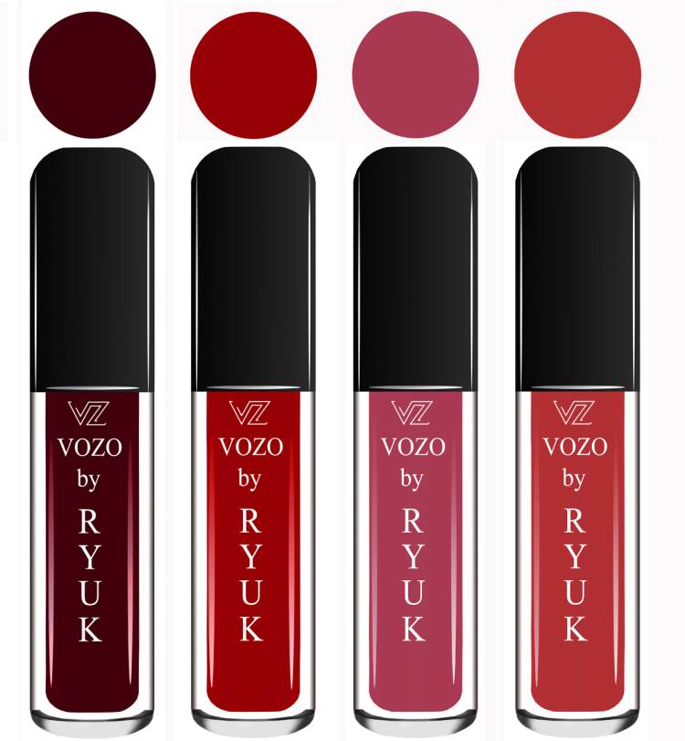 VOZO BY RYUK Liquid Matte Lipstick Soft Smooth Glide on Lips No Paraben VZ292023075 Price in India