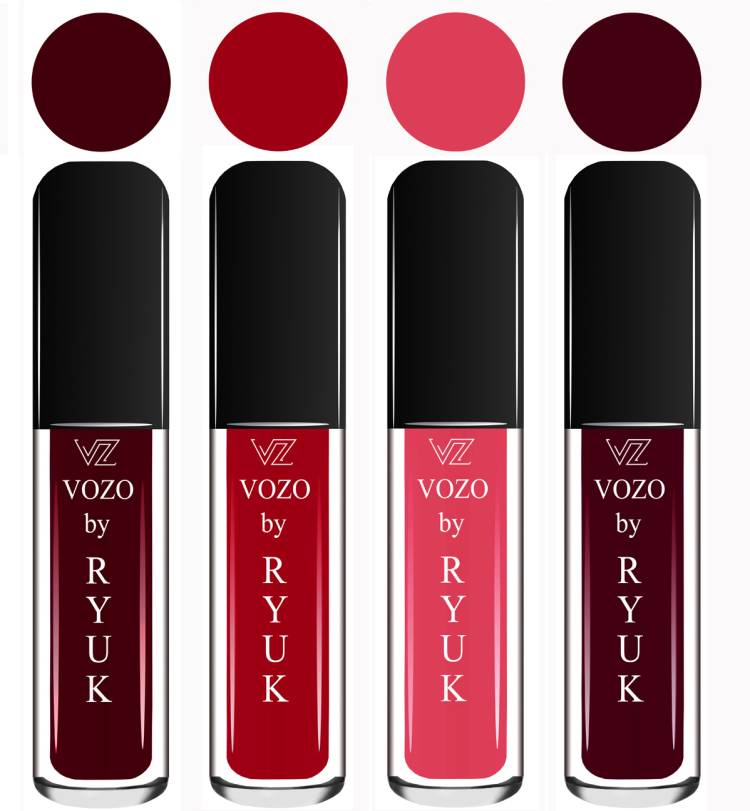 VOZO BY RYUK Liquid Matte Lipstick Soft Smooth Glide on Lips No Paraben VZ210202326 Price in India