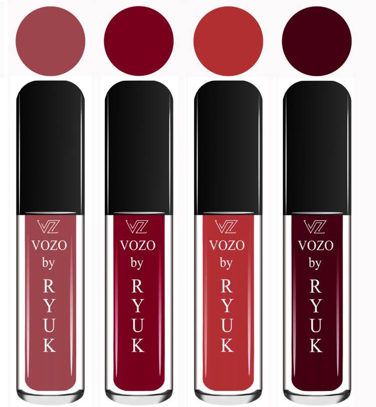 VOZO BY RYUK Liquid Matte Lipstick Soft Smooth Glide on Lips No Paraben VZ2102023078 Price in India