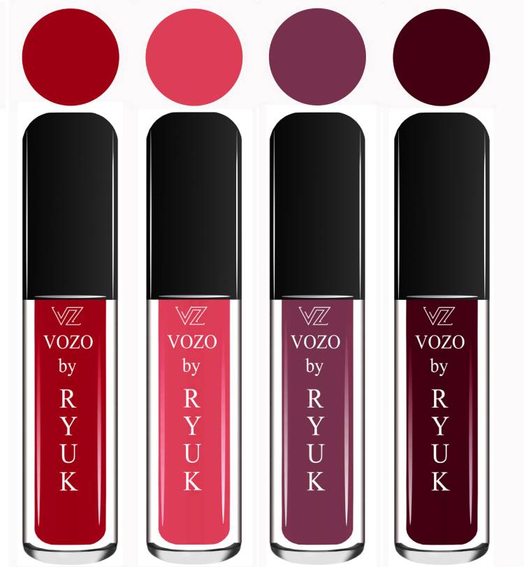 VOZO BY RYUK Liquid Matte Lipstick Soft Smooth Glide on Lips No Paraben VZ211202350 Price in India