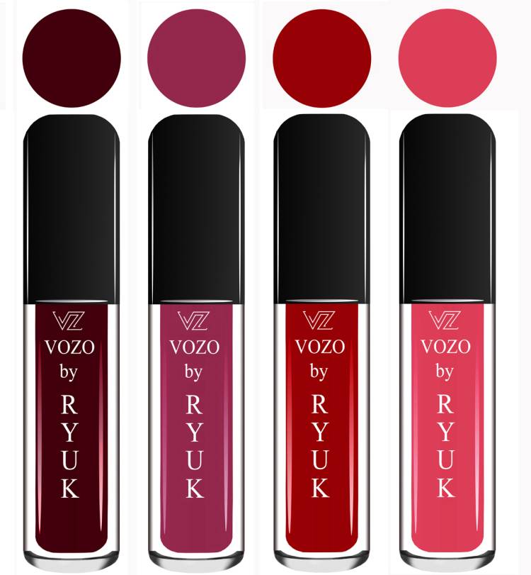 VOZO BY RYUK Liquid Matte Lipstick Soft Smooth Glide on Lips No Paraben VZ292023069 Price in India