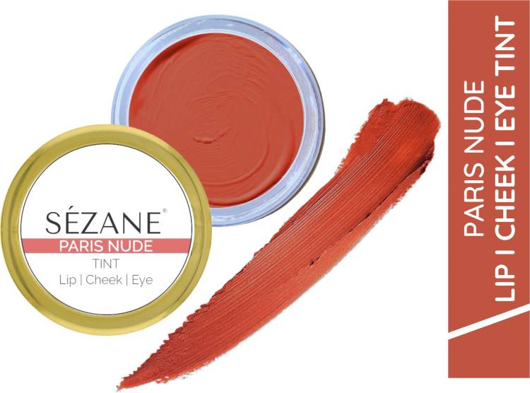 Sezane Lip Tint & Cheek Tint Balm Natural Eye Makeup With Natural Extracts, Paris Nude Price in India