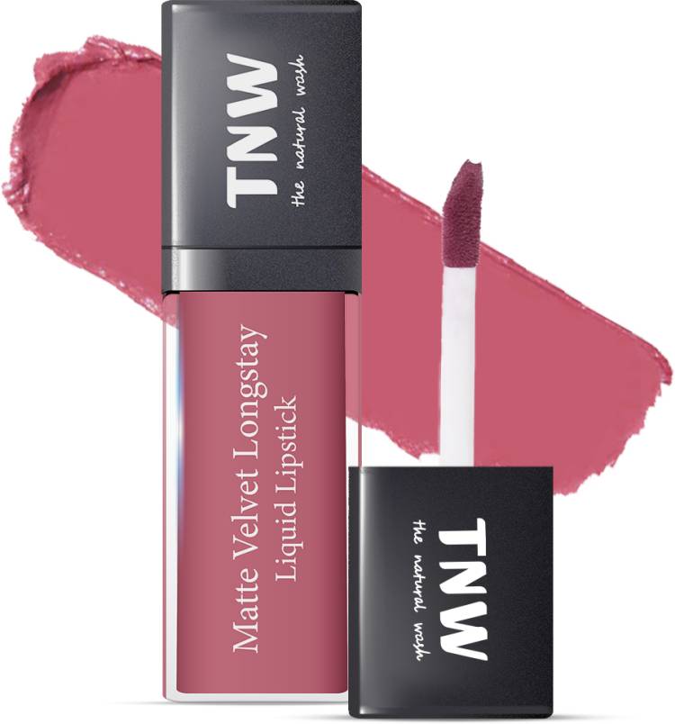 TNW-The Natural Wash Matte Velvet Longstay Liquid Lipstick | Berry Much | Deep Berry Price in India