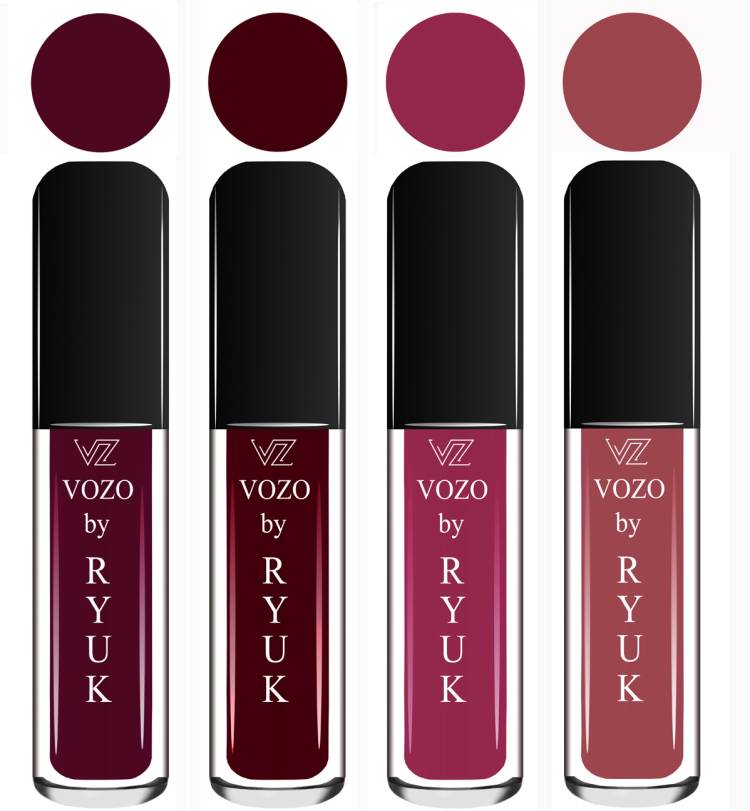 VOZO BY RYUK Liquid Matte Lipstick Soft Smooth Glide on Lips No Paraben VZ29202303 Price in India