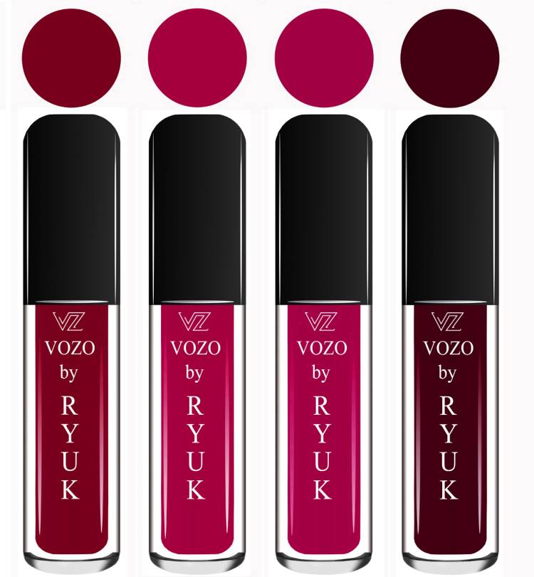 VOZO BY RYUK Liquid Matte Lipstick Soft Smooth Glide on Lips No Paraben VZ211202324 Price in India