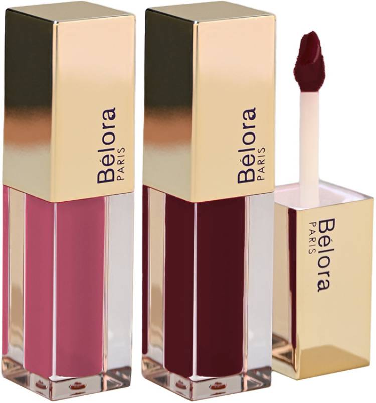 Belora Paris liquid matte Lipstick combo pack of 2 (Better Bombay & Caffeine High) Price in India