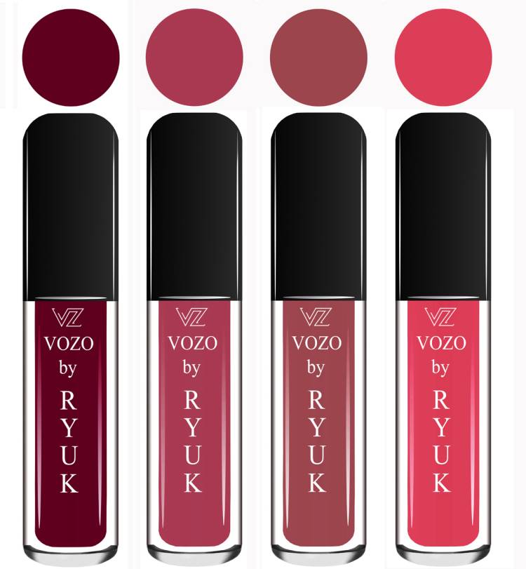 VOZO BY RYUK Liquid Matte Lipstick Soft Smooth Glide on Lips No Paraben VZ292023022 Price in India