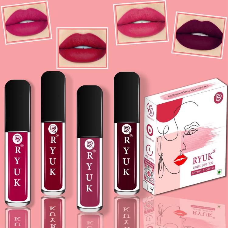 RYUK Airy Matte Liquid Lipstick Non Sticky Truly Luxe Formulation No Paraben Price in India