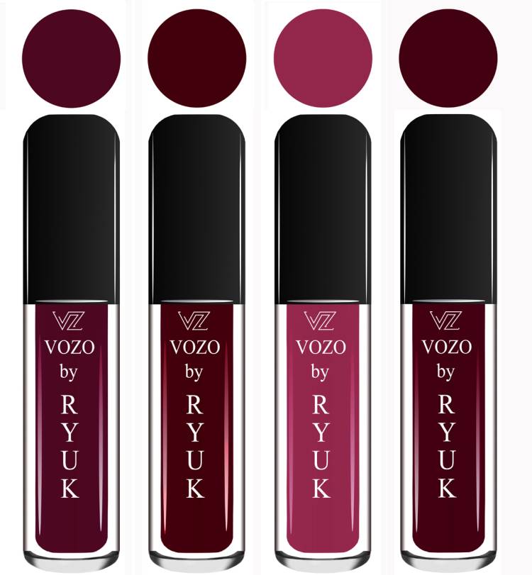 VOZO BY RYUK Liquid Matte Lipstick Soft Smooth Glide on Lips No Paraben VZ29202312 Price in India