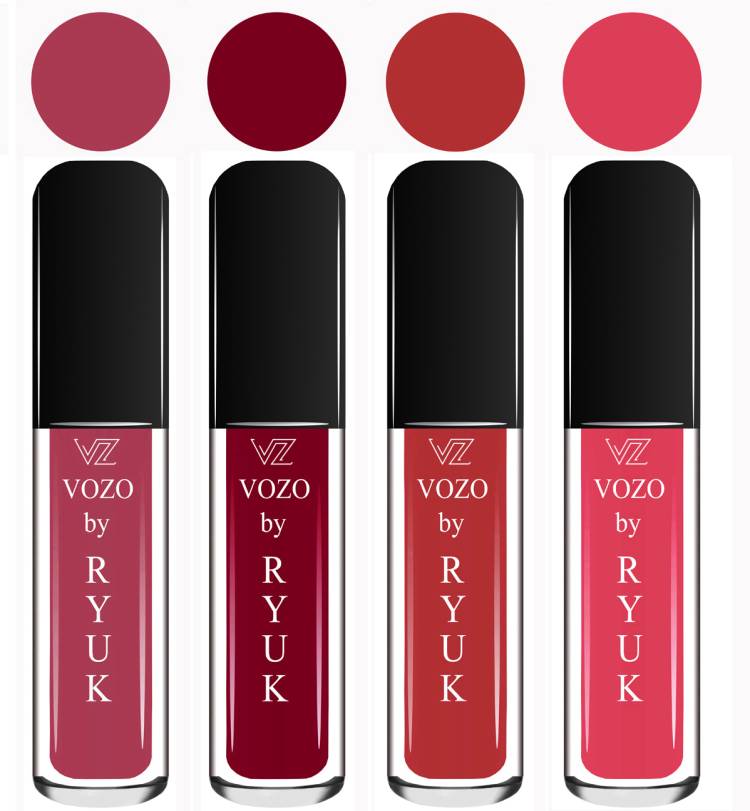 VOZO BY RYUK Liquid Matte Lipstick Soft Smooth Glide on Lips No Paraben VZ2102023048 Price in India