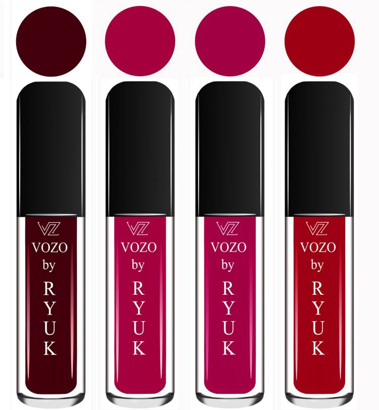 VOZO BY RYUK Liquid Matte Lipstick Soft Smooth Glide on Lips No Paraben VZ210202318 Price in India