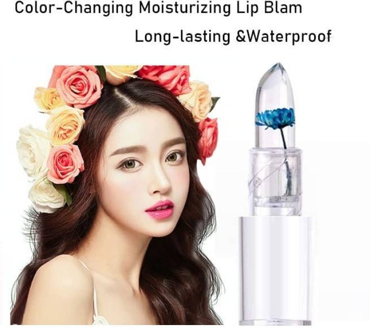 tanvi27 New Crystal Flower Jelly Lipstick, Long Lasting Nutritious, Moisturizer Magic Price in India