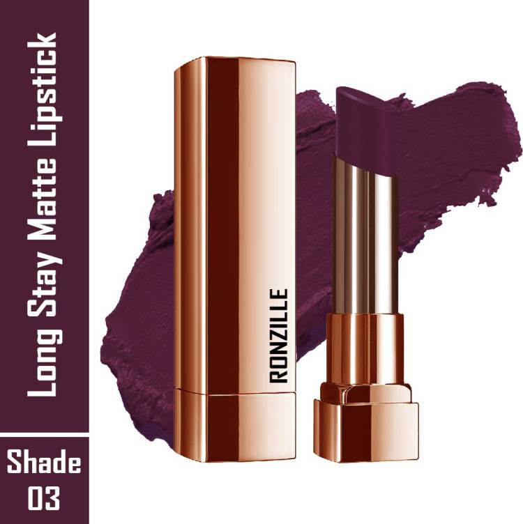 RONZILLE Long Stay Creamy Matte Lipstick With Intense Colour Price in India