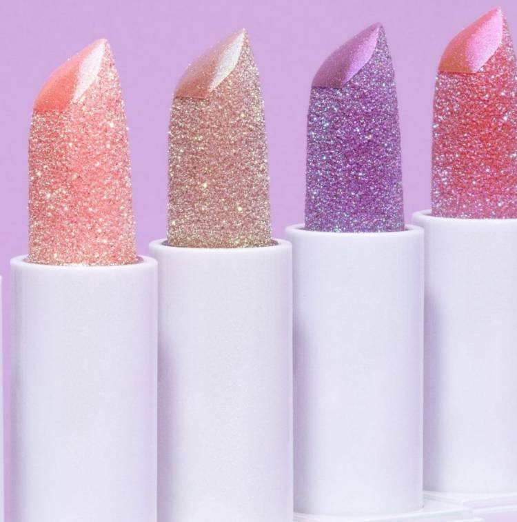 LOVE HUDA Waterproof Multicolor Diamond Glitter Lip Balm Lipsticks For Women & Girls Price in India