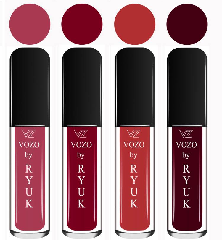 VOZO BY RYUK Liquid Matte Lipstick Soft Smooth Glide on Lips No Paraben VZ2102023050 Price in India