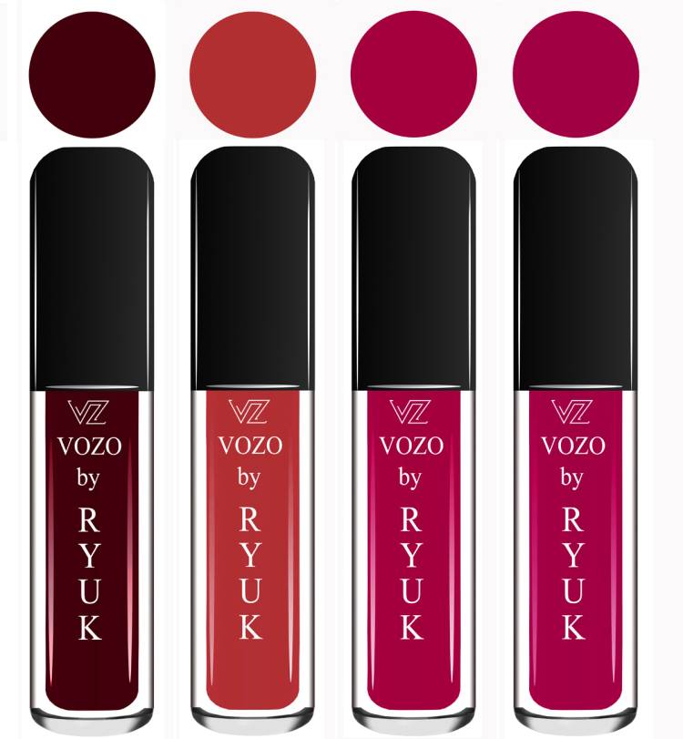 VOZO BY RYUK Liquid Matte Lipstick Soft Smooth Glide on Lips No Paraben VZ210202313 Price in India