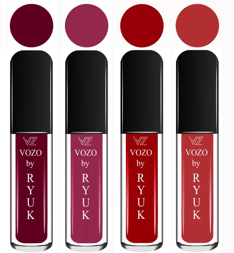 VOZO BY RYUK Liquid Matte Lipstick Soft Smooth Glide on Lips No Paraben VZ29202395 Price in India