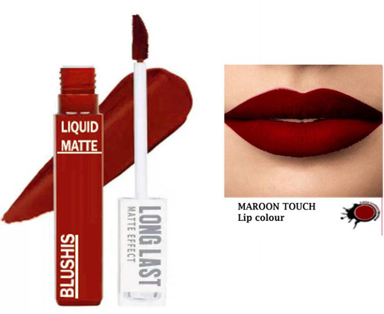 BLUSHIS Super Stay Waterproof Longlasting Sensational Liquid Lipsticks Set 1 pc Price in India