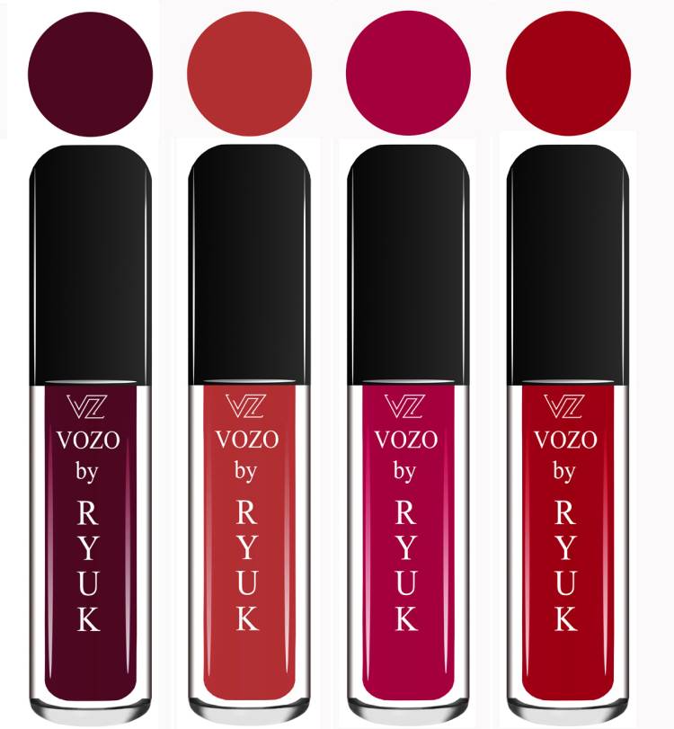 VOZO BY RYUK Liquid Matte Lipstick Soft Smooth Glide on Lips No Paraben VZ29202365 Price in India