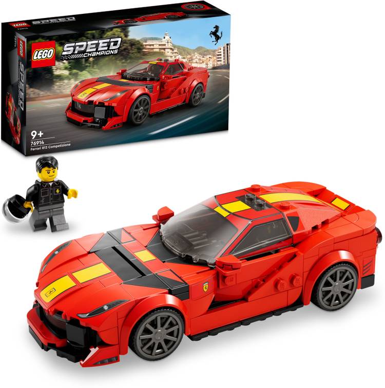 LEGO Speed Champions Ferrari 812 Competizione (261 Blocks) Model Building Kit