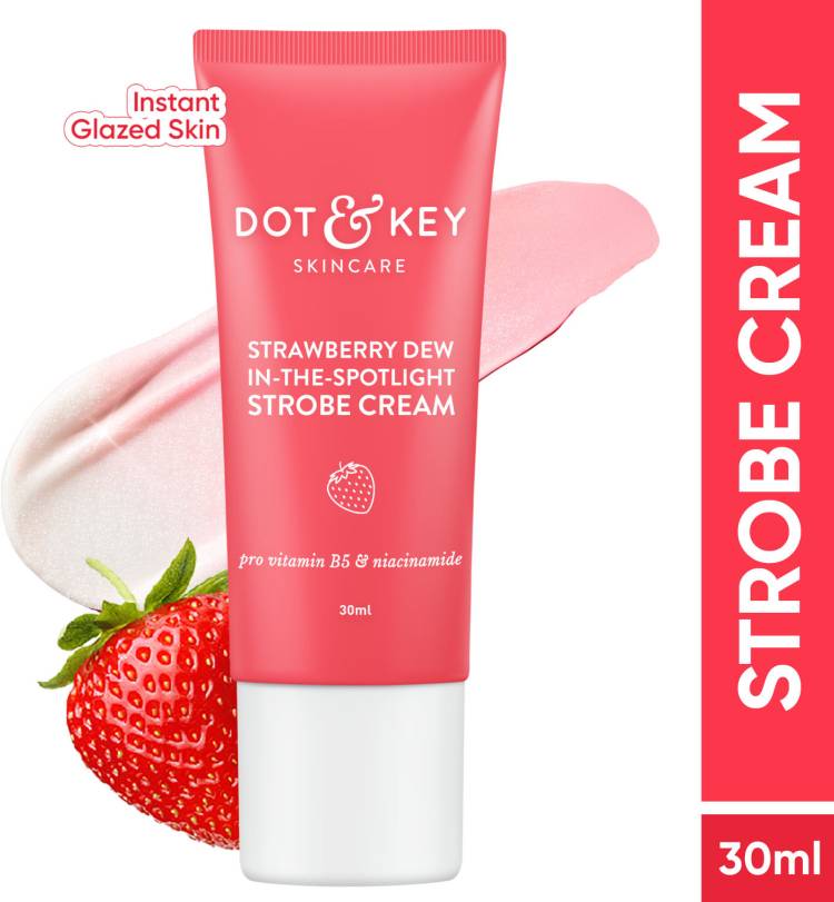 Dot & Key Strawberry Dew Strobe Cream for Skin Radiance Moisturizer & Highlighter for Face Price in India