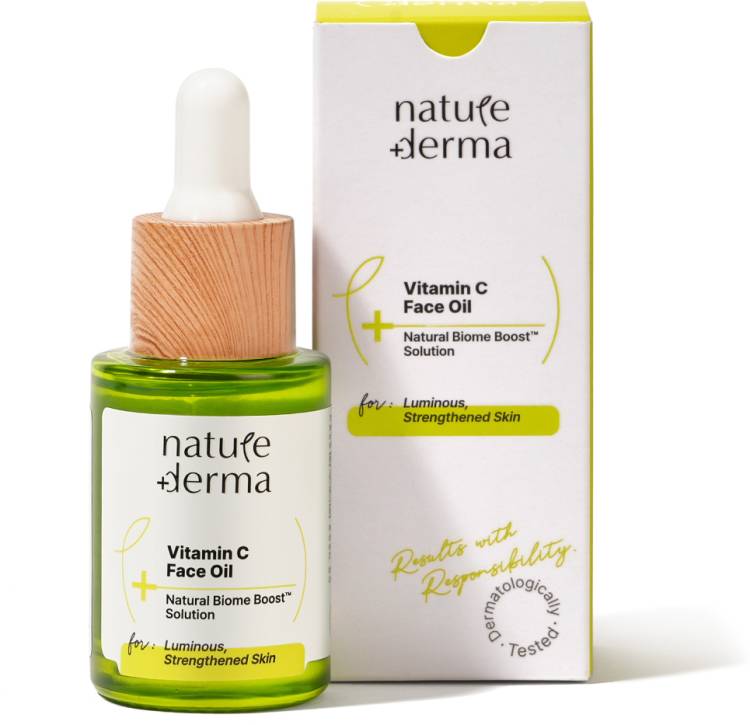 Nature Derma Vitamin C Face Oil With Natural Biome-Boost™ Solution Price in India
