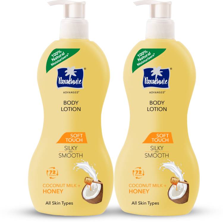 Parachute Advansed Soft Touch Body Lotion for Women & Men, 100% Natural, 72h Moisturisation Price in India