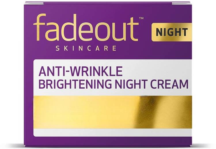 Fadeout Anti Wrinkle Brightening Night Cream - 50ml Price in India
