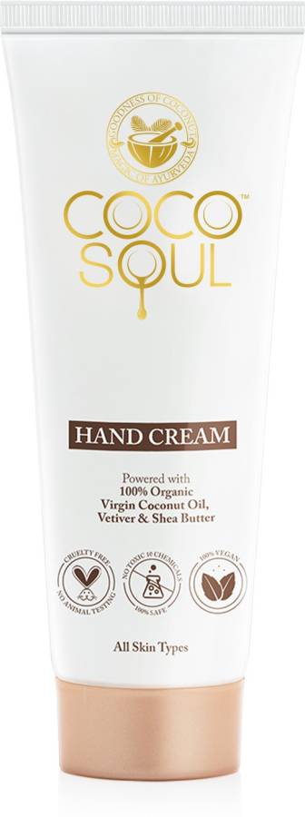 Coco Soul Hand Cream with Coconut & Ayurveda Silicones Mineral Oil Paraben & Sulphate Free Price in India