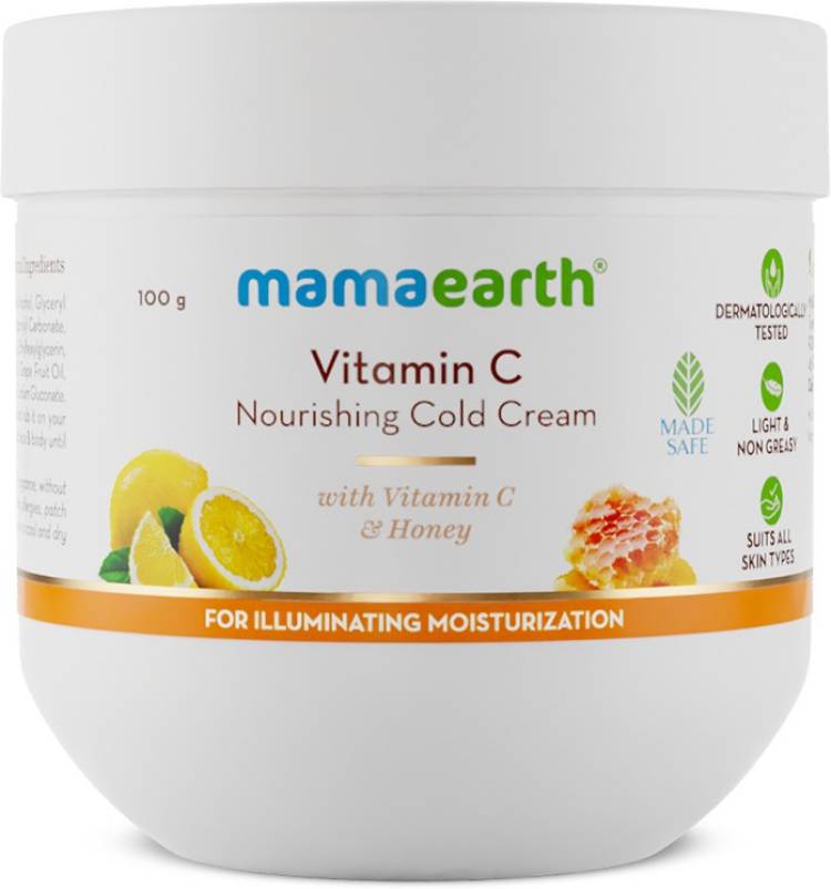 MamaEarth Vitamin C Nourishing Cold Cream for Face & Body with Vitamin C & Honey Price in India