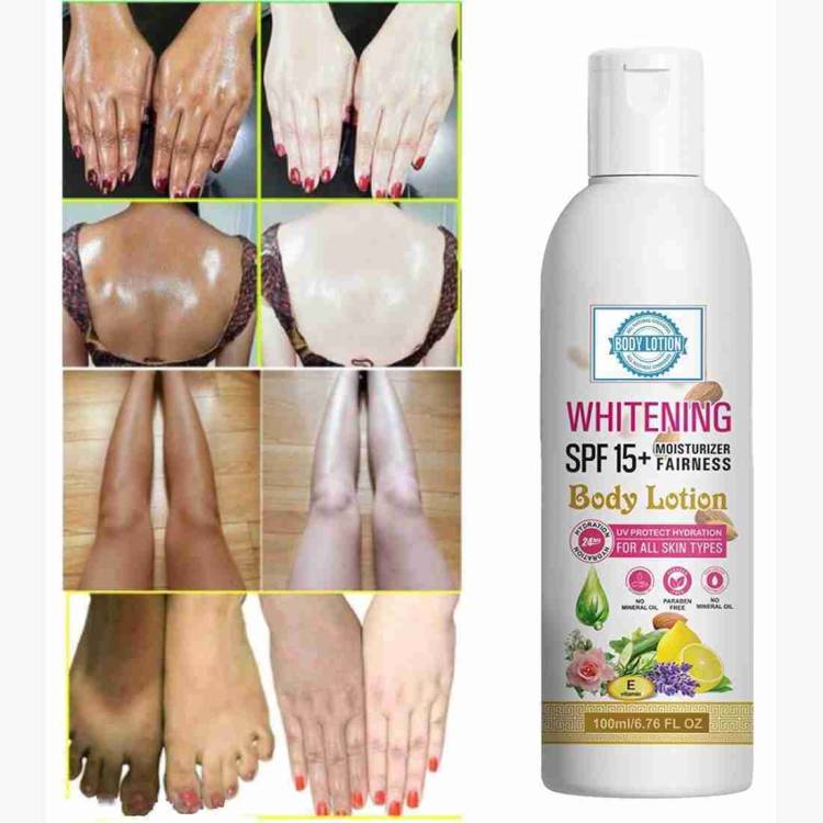 MooCH StuFF Whitening Body Lotion On SPF15+ Skin Lighten & Brightening Body Lotion Cream Price in India