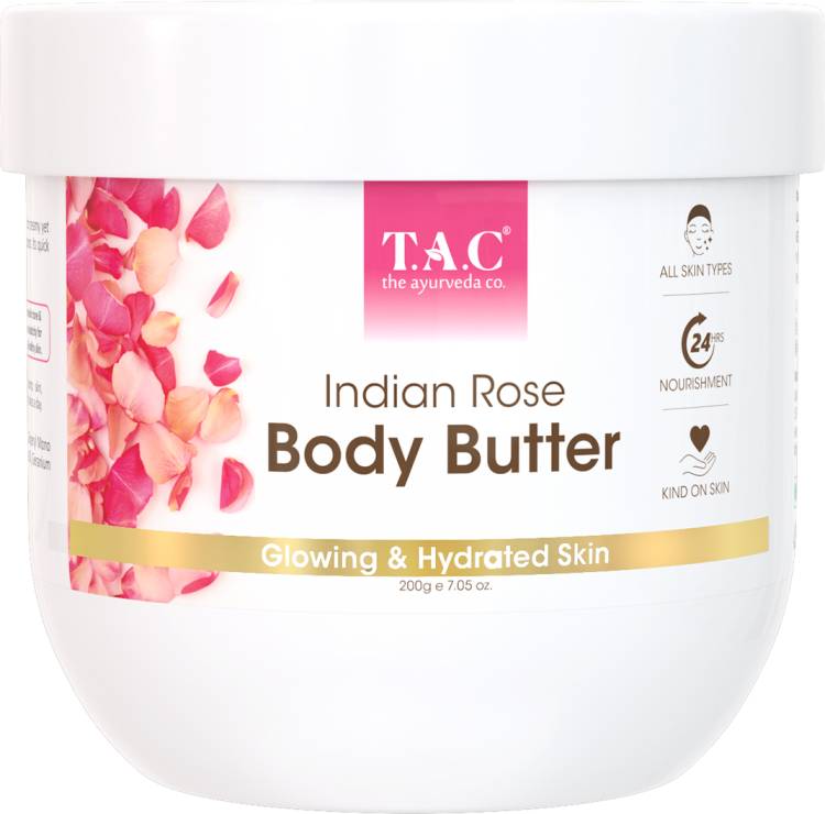 TAC - The Ayurveda Co. Rose Body Butter With Rose Oil & Shea Butter For Glowing & Hydrated Skin Price in India